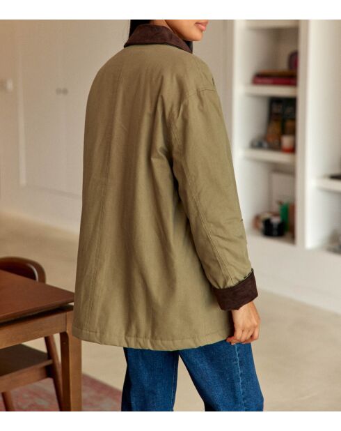 Parka manches longues Velsy kaki