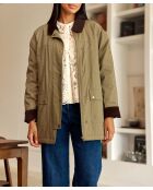 Parka de manga larga Velsy caqui