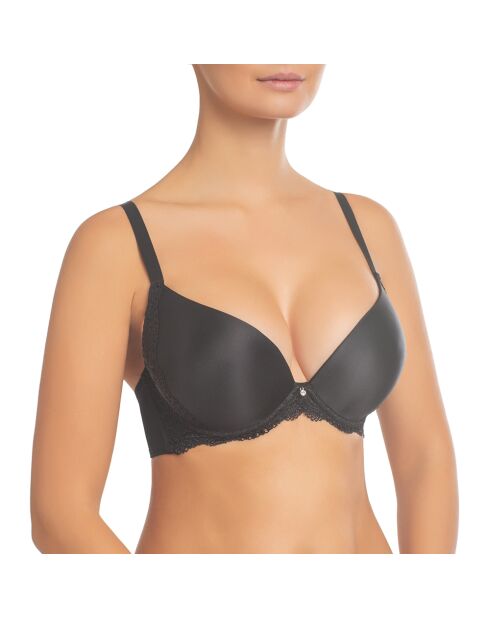 Soutien-gorge push-up à coques rigides Viktoria noir