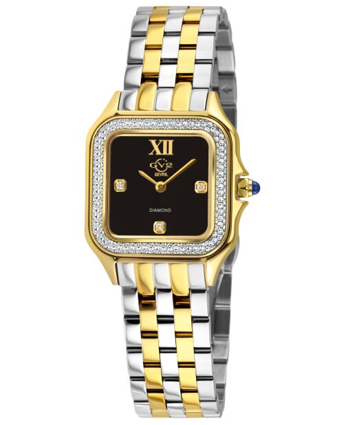 Montre GV2 Milan femme en acier inoxydable argentée/dorée