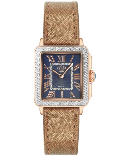 Montre GV2 Padova femme en cuir marron