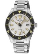 Montre Gevril Mariner Row homme, automatique en acier inoxydable argentée