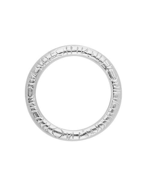 Bague anneau Meliss argentée