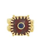 Bague réversible Myre blush bordeaux