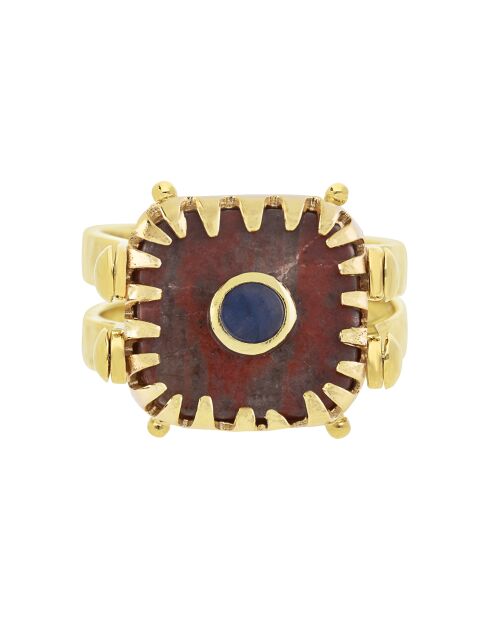 Bague réversible Myre blush bordeaux