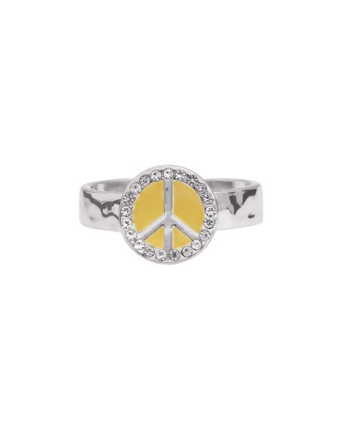 Bague peace & love Fyesta beige