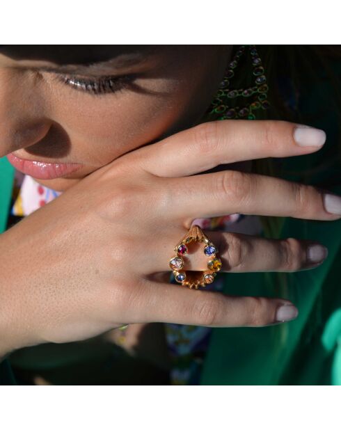 Bague Bemol dorée