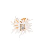 Bague avec cabochon central Talassa blanche