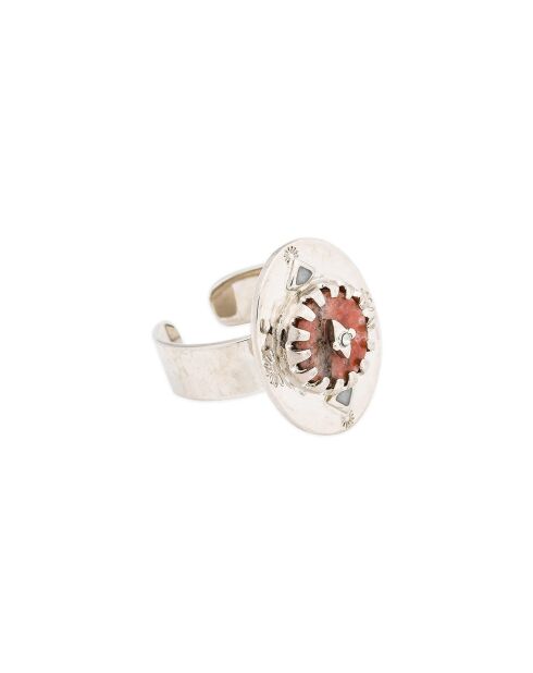 Bague réglable Oracle argentée