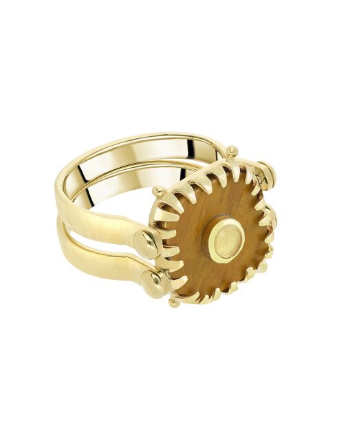Bague réversible Myre dorée