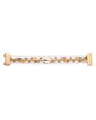 Bracelet manchette perles Nusa blanc