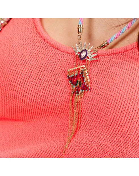 Collier Colombo multicolore
