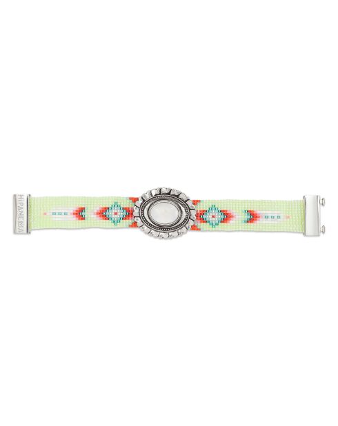 Bracelet manchette Neon jaune