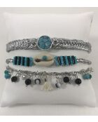 Bracelet manchette bayalink turquoise
