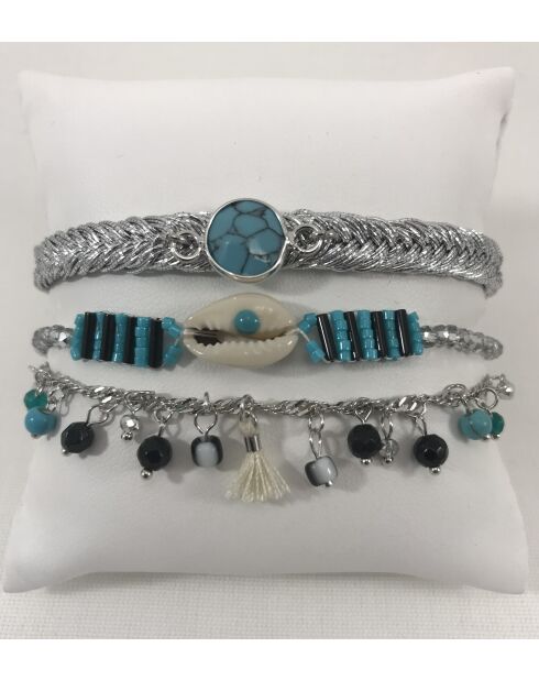 Bracelet manchette bayalink turquoise