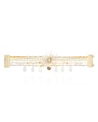 Bracelet manchette multiliens avec fermoir aimanté Egerie blanc