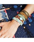Bracelet manchette Southpork turquoise