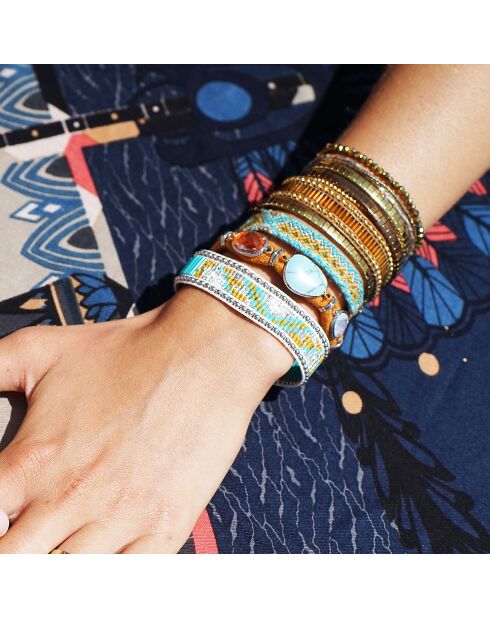 Bracelet manchette Southpork turquoise