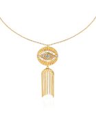 Collier chaîne avec pendentif central Mythe doré