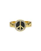 Bague peace & love Fyesta noire