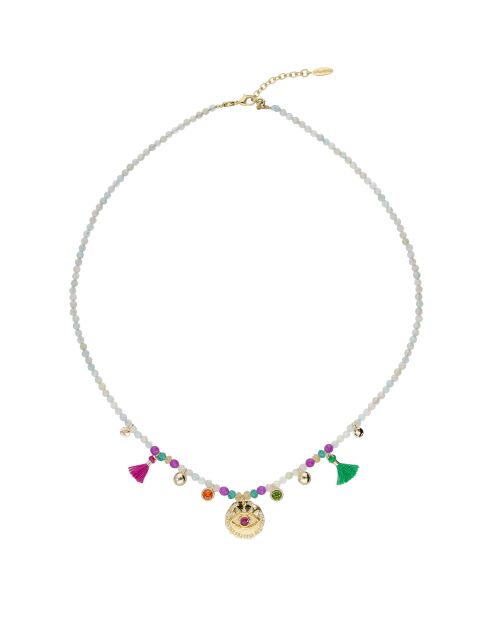 Collier Boomerang blanc