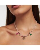Collier Boomerang blanc