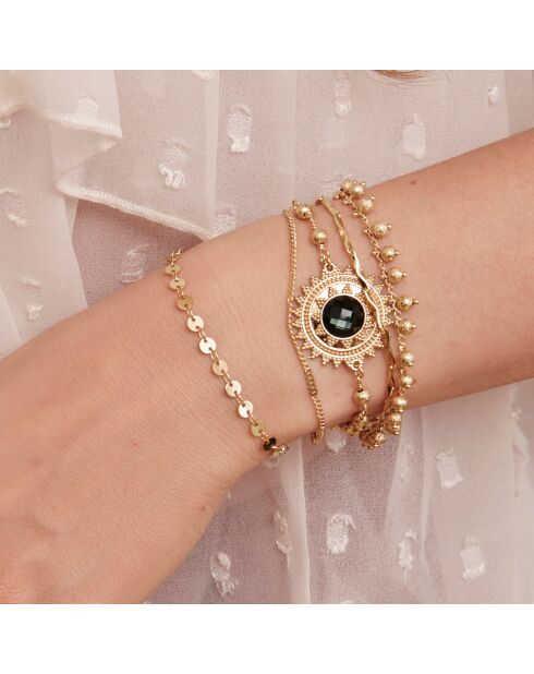 Bracelet manchette Magic doré