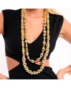 Collier sautoir xxl Otto doré