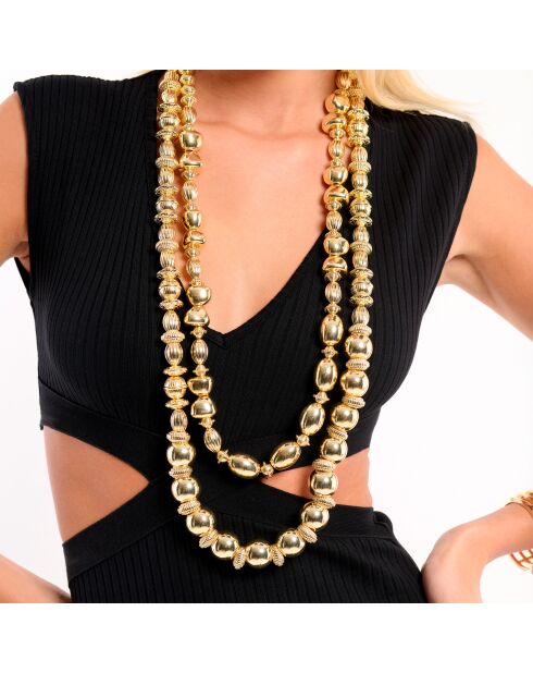 Collier sautoir xxl Otto doré
