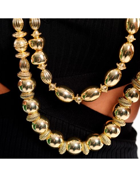 Collier sautoir xxl Otto doré