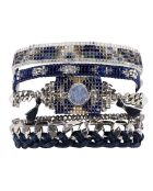 Bracelet manchette Destiny bleu