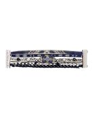 Bracelet manchette Destiny bleu
