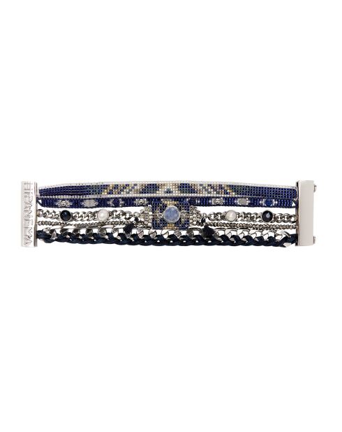 Bracelet manchette Destiny bleu