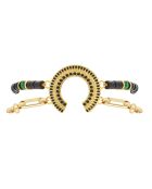 Bracelet manchette Kid noir