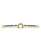 Bracelet manchette Kid noir