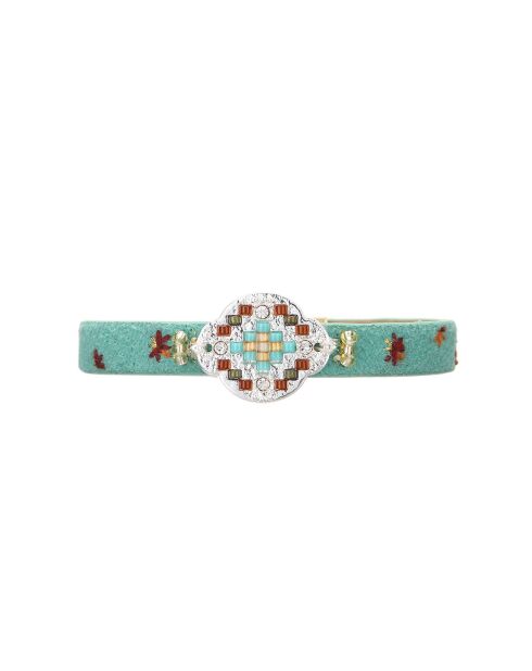 Bracelet aimanté Eclectik turquoise