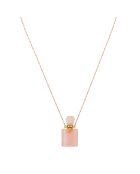 Collier sautoir Humey rose