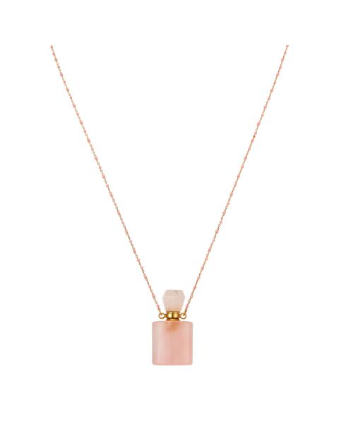 Collier sautoir Humey rose