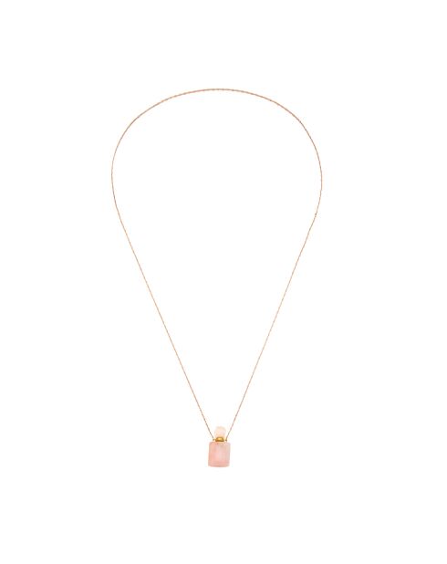 Collier sautoir Humey rose