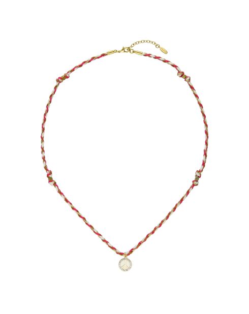 Collier Peace & Love Brixton blanc