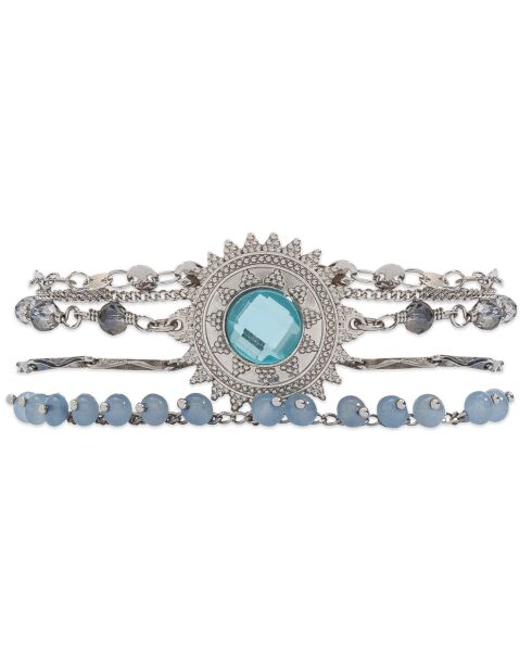 Bracelet manchette Magic bleu