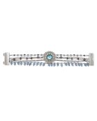 Bracelet manchette Magic bleu