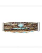 Bracelet manchette Brownwild marron