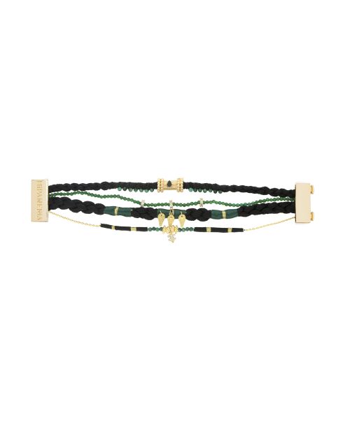 Bracelet manchette Bosphore noir