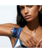 Bracelet manchette Lagoon bleu