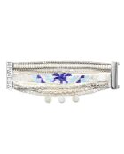 Bracelet manchette Honolulu blanc