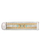 Bracelet manchette Hopis argenté