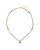 Collier Peace & Love Brixton bleu