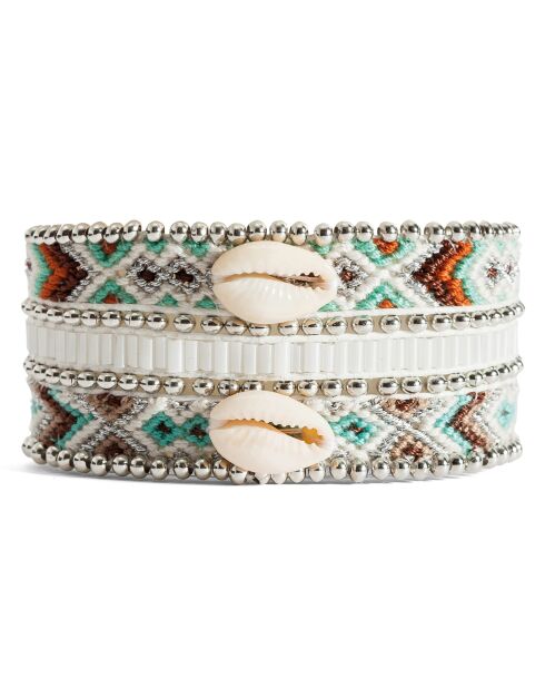 Bracelet manchette Monatwin turquoise