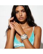 Bracelet manchette Monatwin turquoise